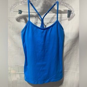 Lululemon Athletica Power Y Tank Royal Blue Size 6